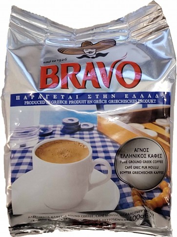 #1128 Bravo Kaffee 24X100g / griechischer Kaffee