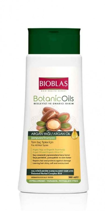 #5159 BioblasB.O 360 ml Botanic Oils -Arganöl Shampoo