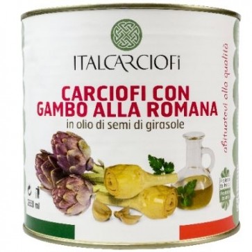 #2524 Italcarciofi Artischocken Romana in Öl 3/1 Glas