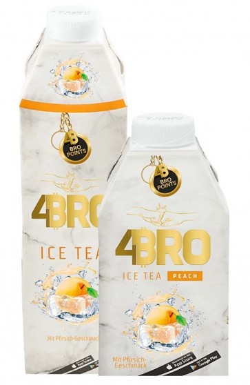 #666 4BRO Ice Tea Peach 500ml