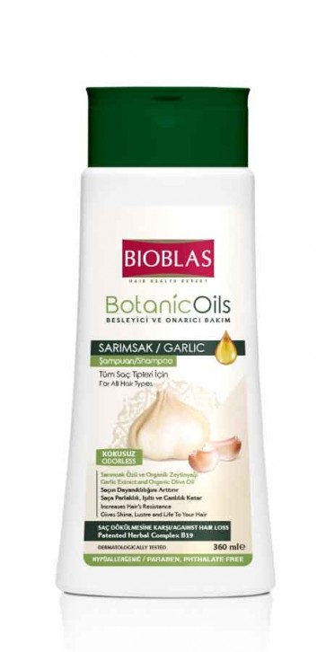 #5156 Bioblas B.O 360ml Botanic Oils Shampoo Knoblauch