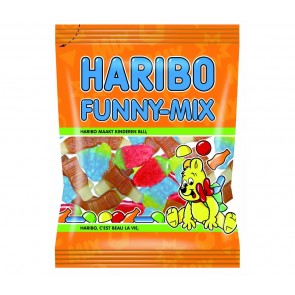 #889 Haribo Funny Mix 28X75g                     100519