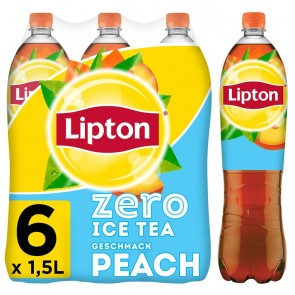 #2776 LIPTON ICE TEA PEACH ZERO 6x1,5L DPG